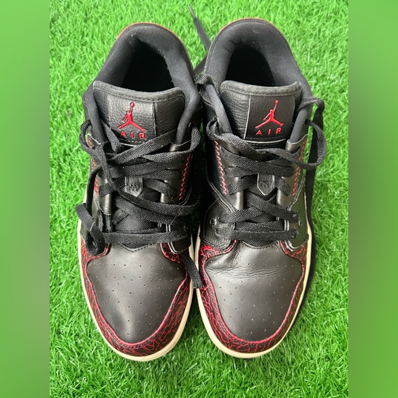 Nike Jordan Other - Nike‎ Air Jordan 1 Flight 2 Low Black Red Men's Size 9.5
654465-012